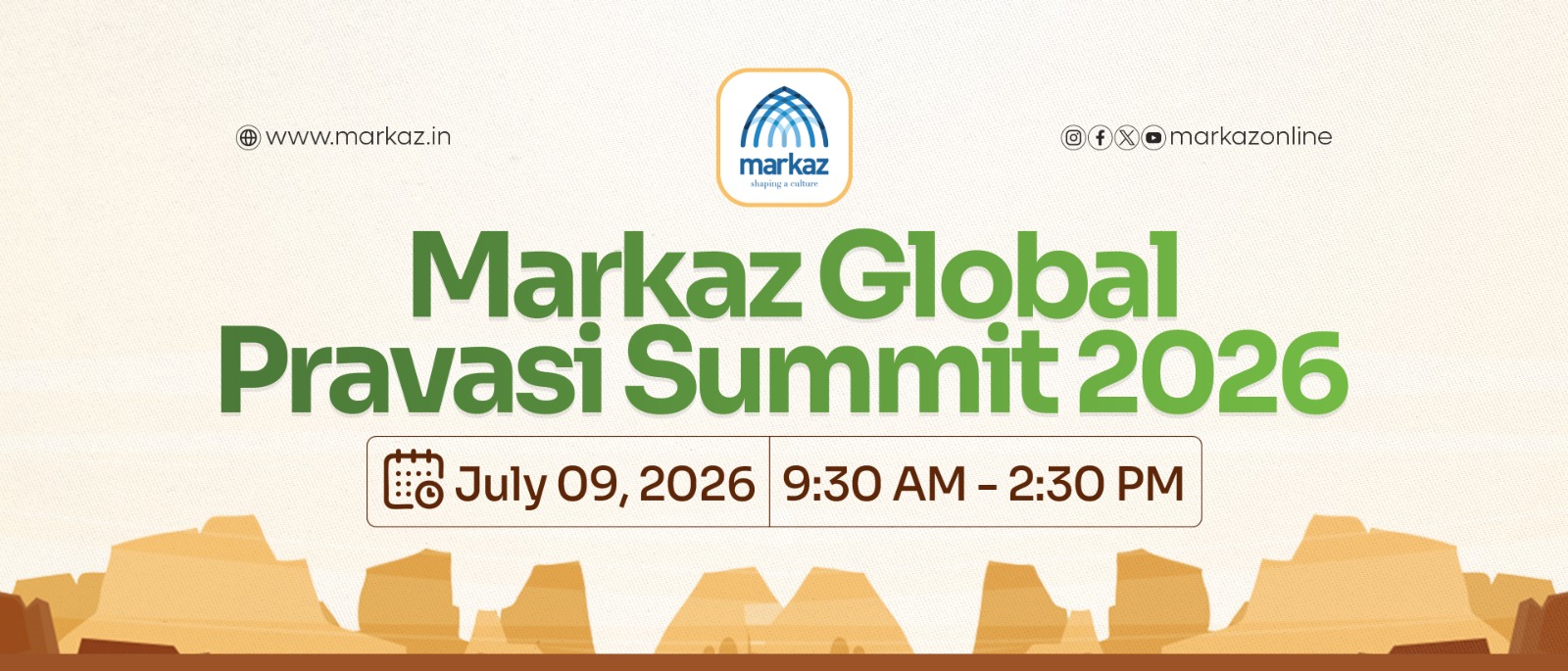Markaz Summit Banner